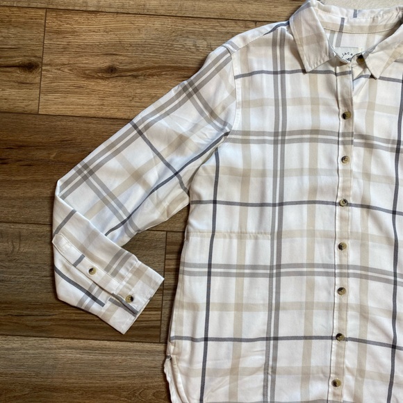 Jachs Girlfriend Women's Plaid Soft Flannel Shirt - Picture 3 of 9